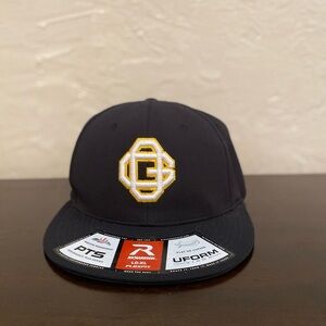 Oak Grove SJ Highschool (OFFICIAL) Richardson Black and Gold Logo Cap